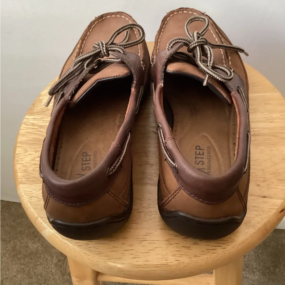 Men's Brown Leather Boat Shoes